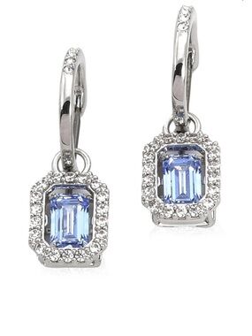 N E W - SWAROVSKI Millenia Blue Drop Earrings Dancing stone